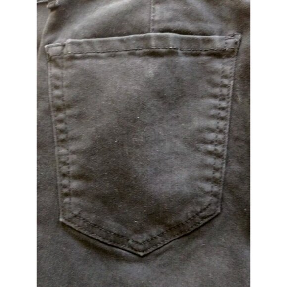 Free People Jeans 26 Black Stretch Raw Cut Ankle - Picture 14 of 15